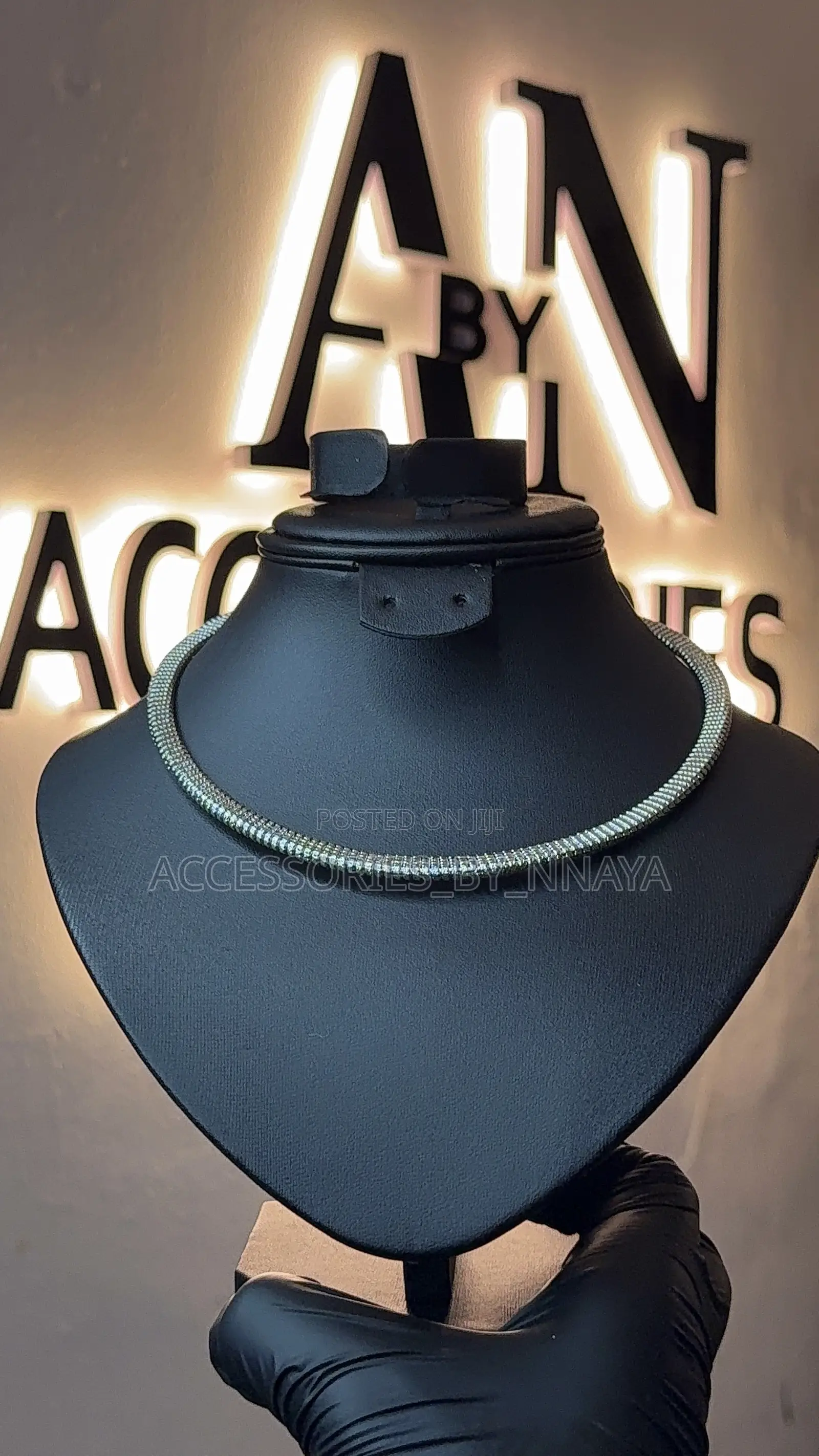Silver Choker Necklace