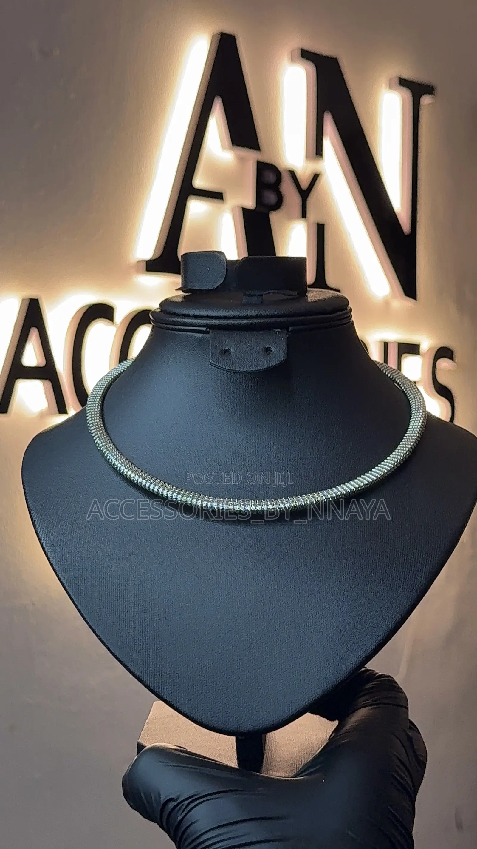 Silver Choker Necklace