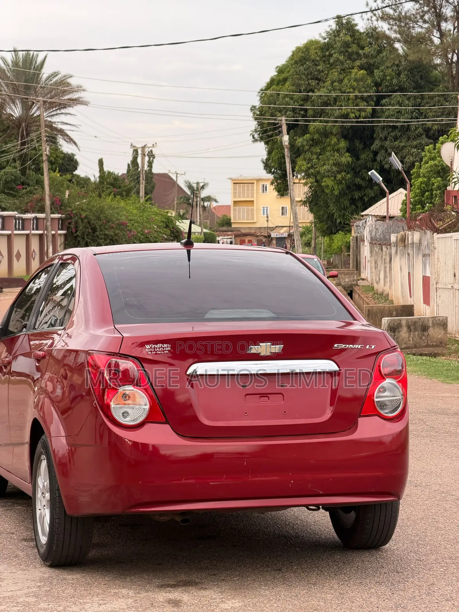 Chevrolet Sonic 2013 Red
