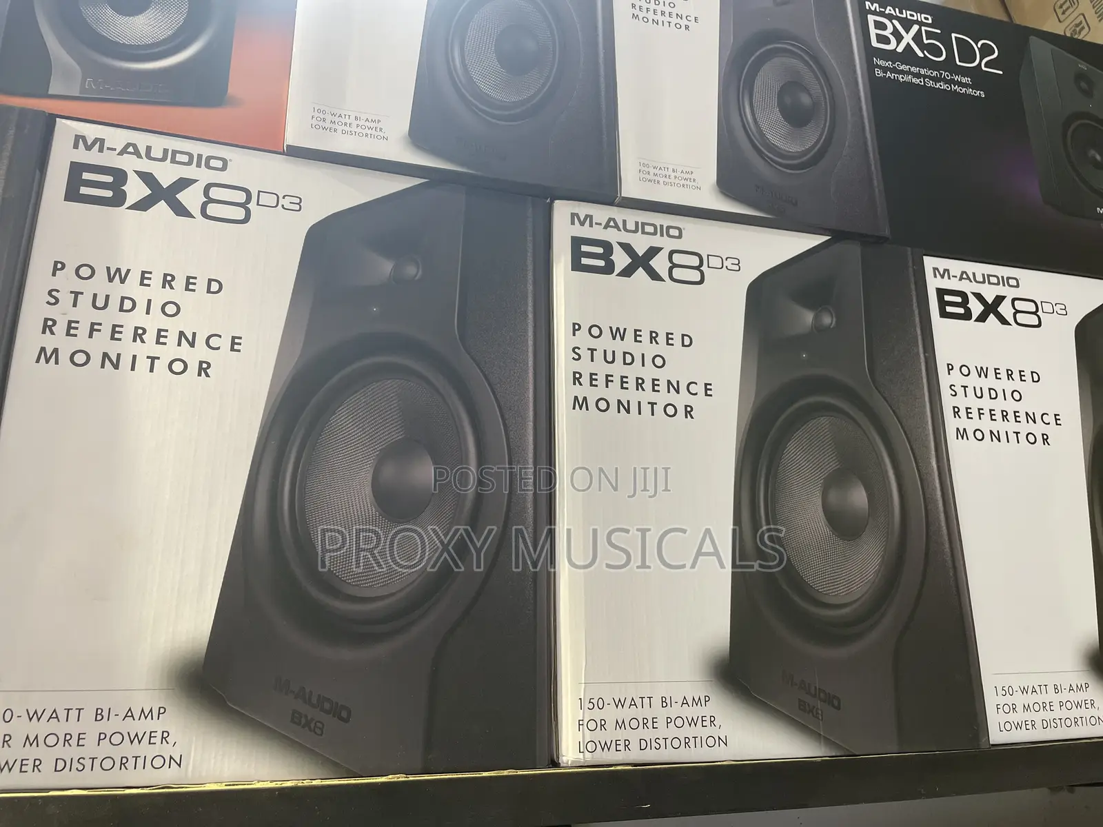 M-Audio BX8D3 150watts Bi-Amplified Powered Studio Monitor Speakers