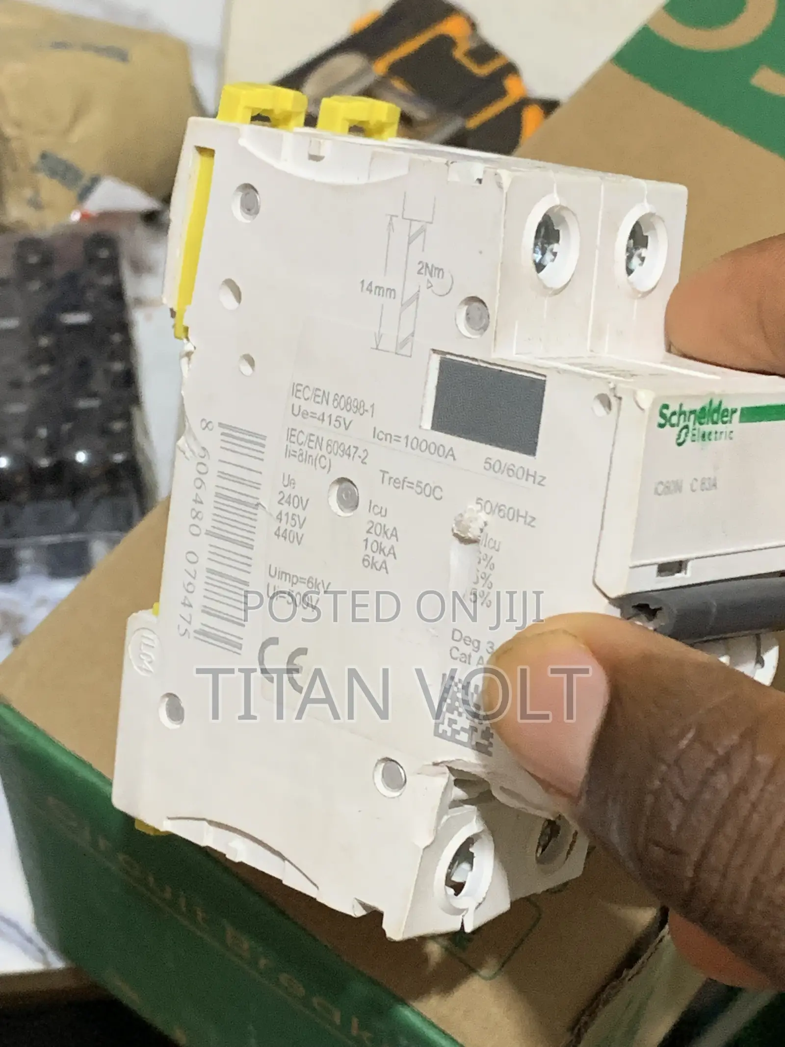 2 Pole Circuit Breaker Schneider