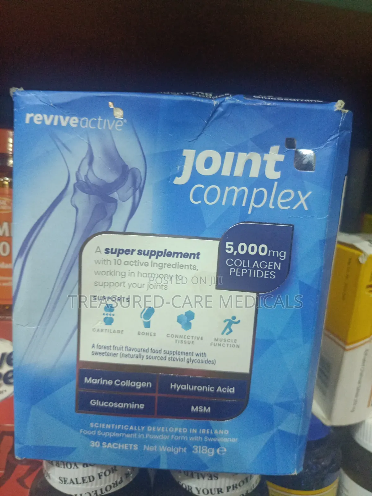 Joint Complex Glucosamine 1,000 Mg 5,000mg Collagen Peptides