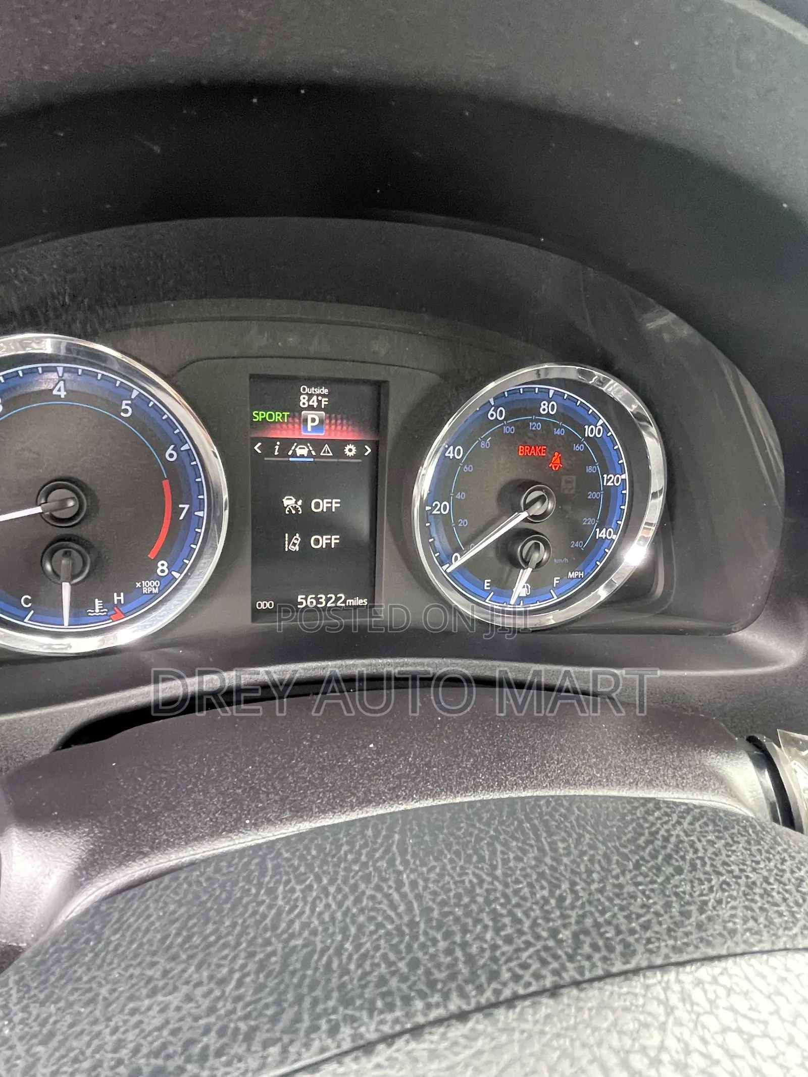 Toyota Corolla SE 4dr Sedan (1.8L 4cyl CVT) 2017 Red