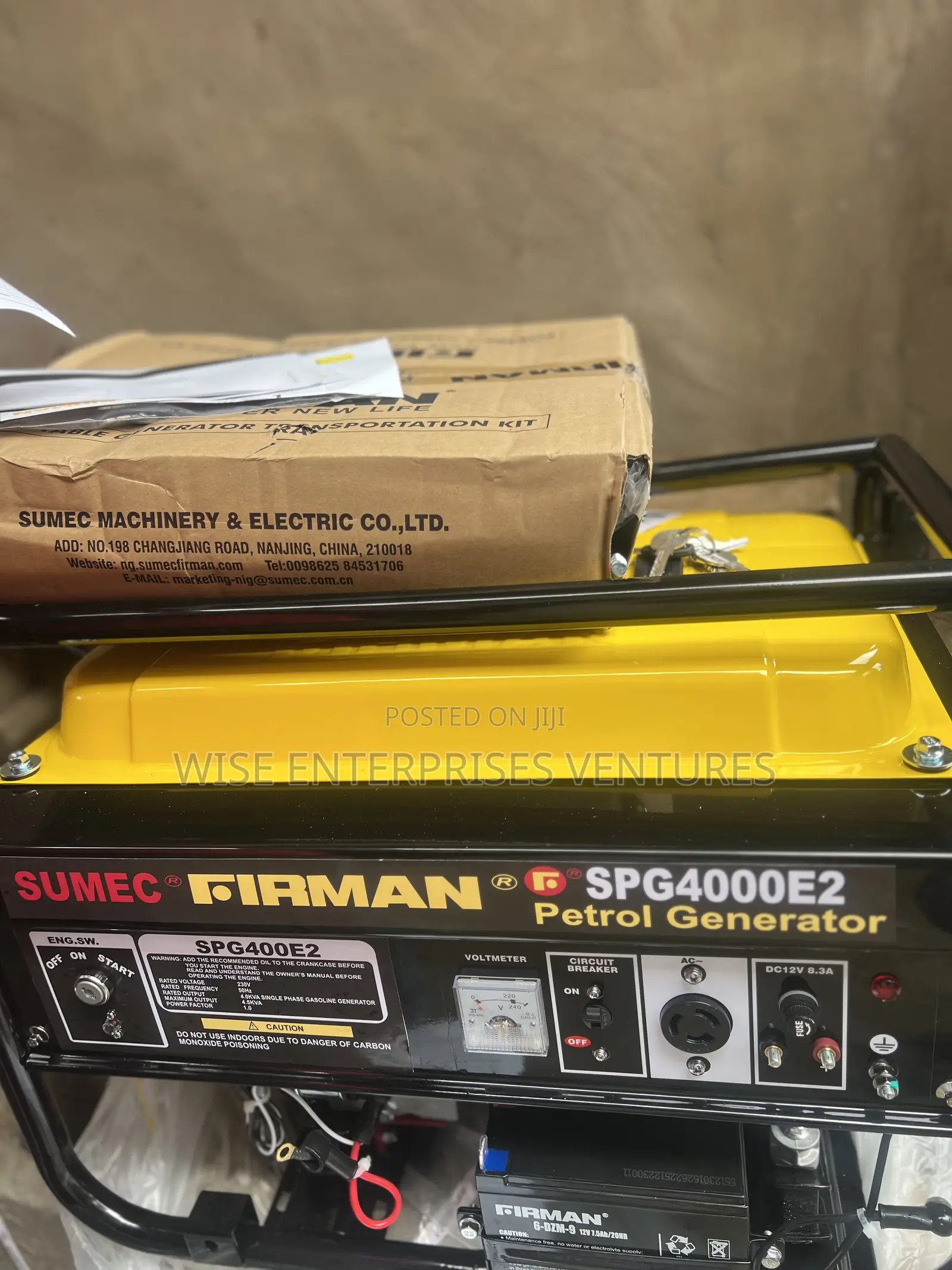 Sumec Firman Spg4000 Key Starter 100% Copper Coil