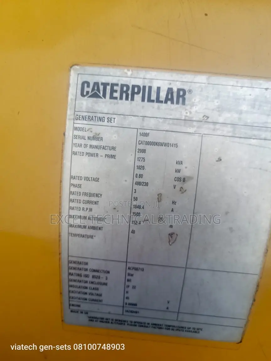 Soundproof Generator Cat 33kva