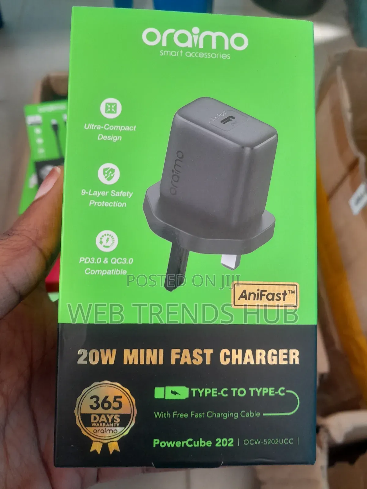 Oraimo Type-C to Type-C PowerCube 202 (OCW-5202UCC)