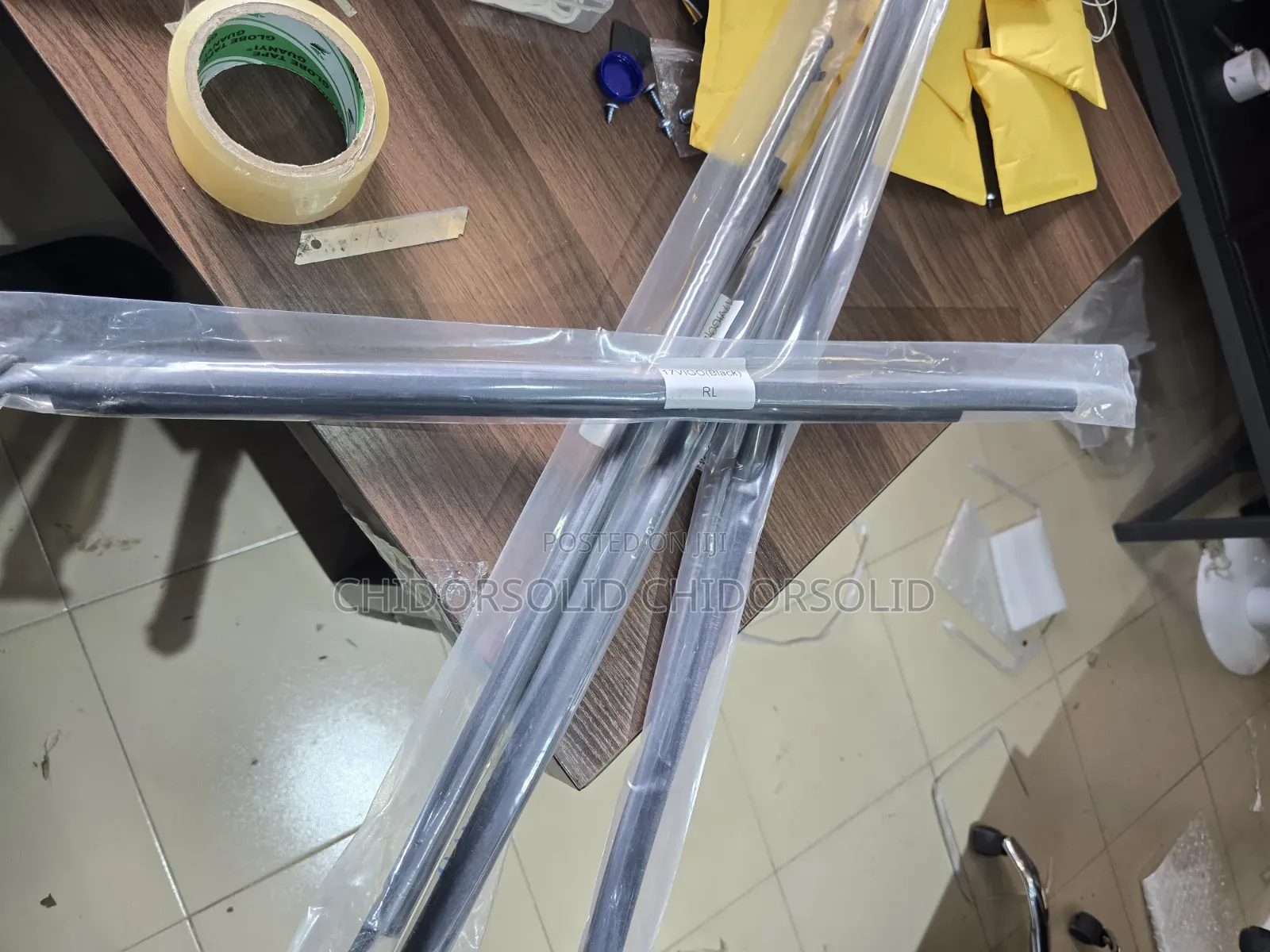 Upper Door Glass Chrome Hillux 2010 2022-2024