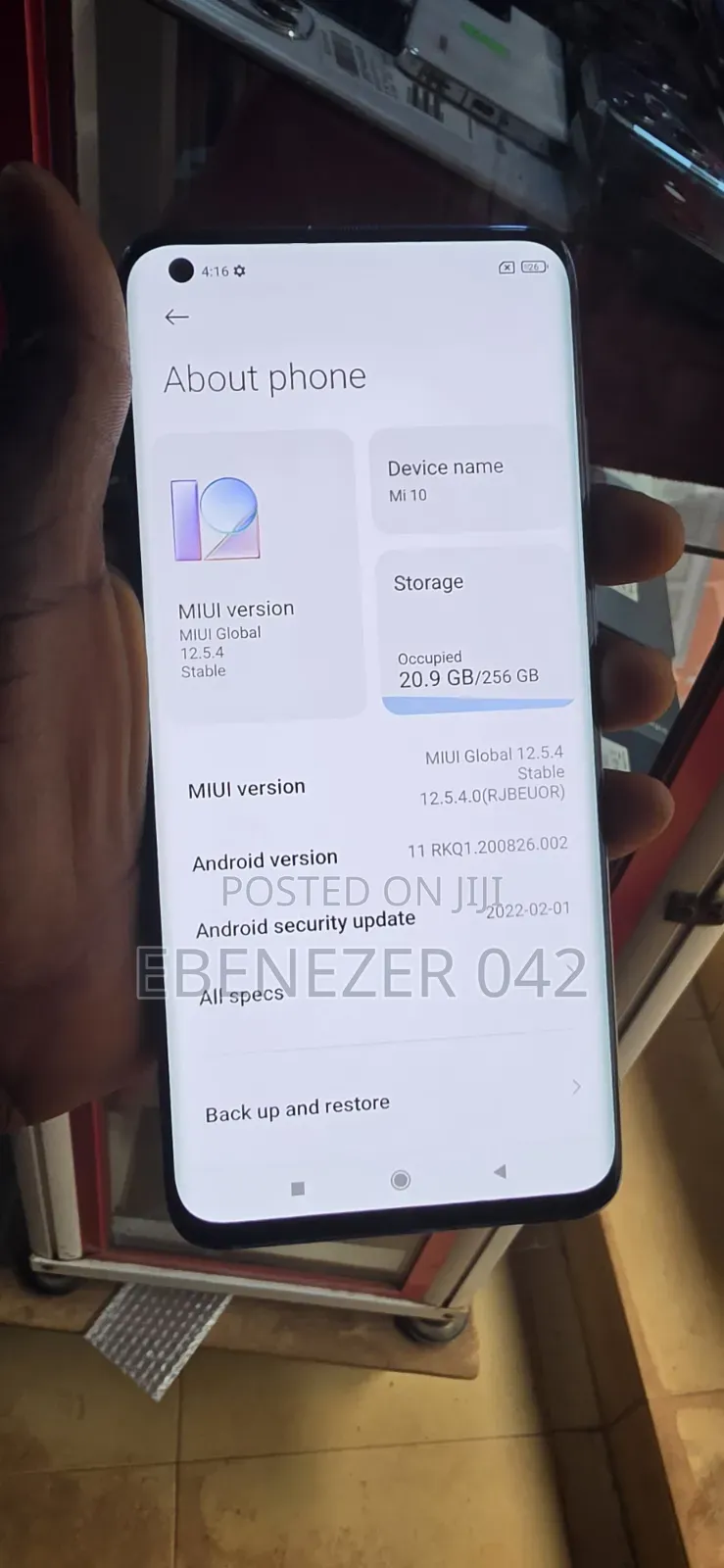 Xiaomi Mi 10 256 GB Black