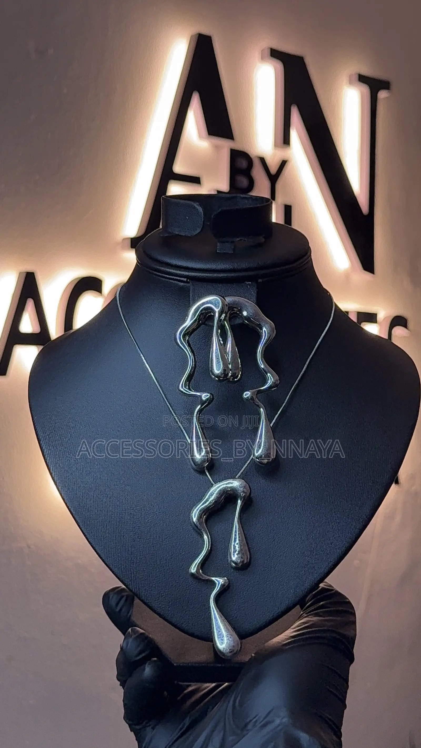 Silver Tear Drop Set