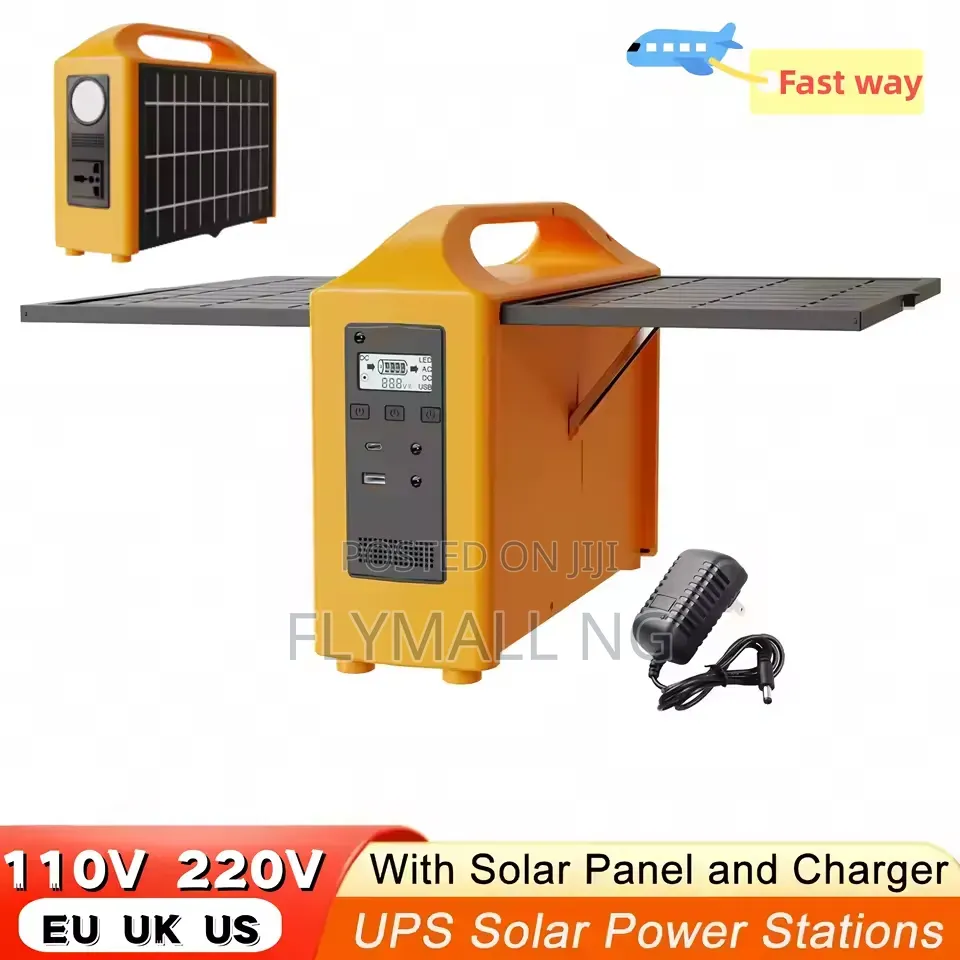 100W Portable Power Station Solar Generator Laptop Power Bank