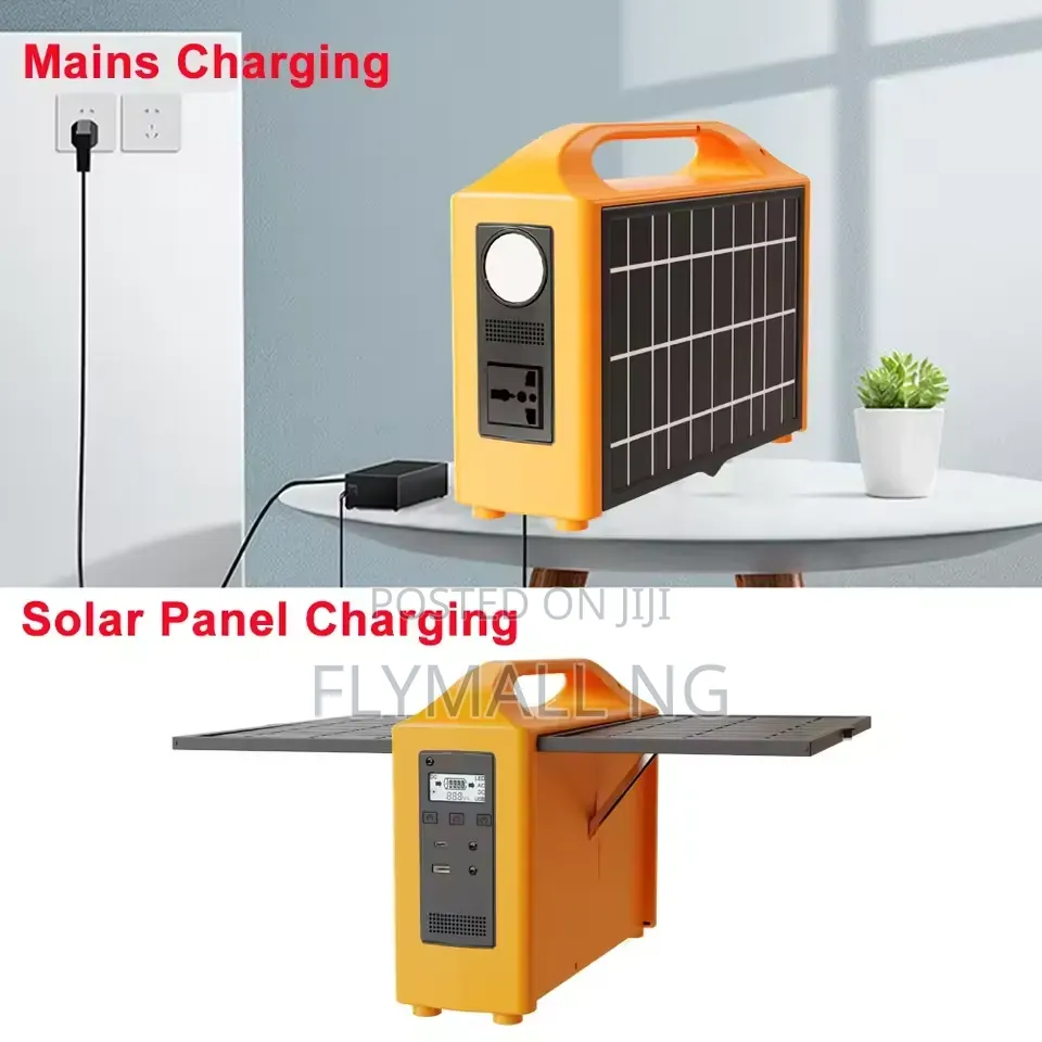 100W Portable Power Station Solar Generator Laptop Power Bank
