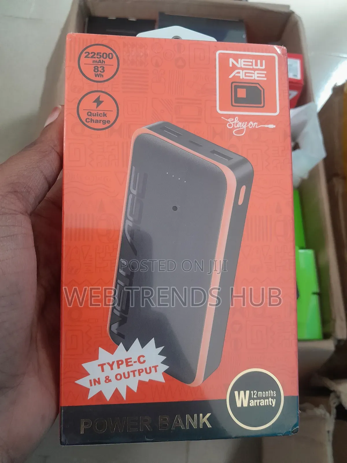 Newage 22,500mah Powerbank Y107 Pro Max