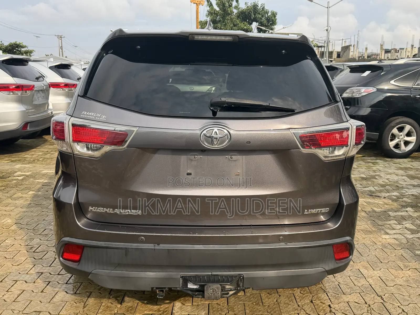 Toyota Highlander Limited Platinum V6 4x2 (3.5L 6cyl 6A) 2016 Gray