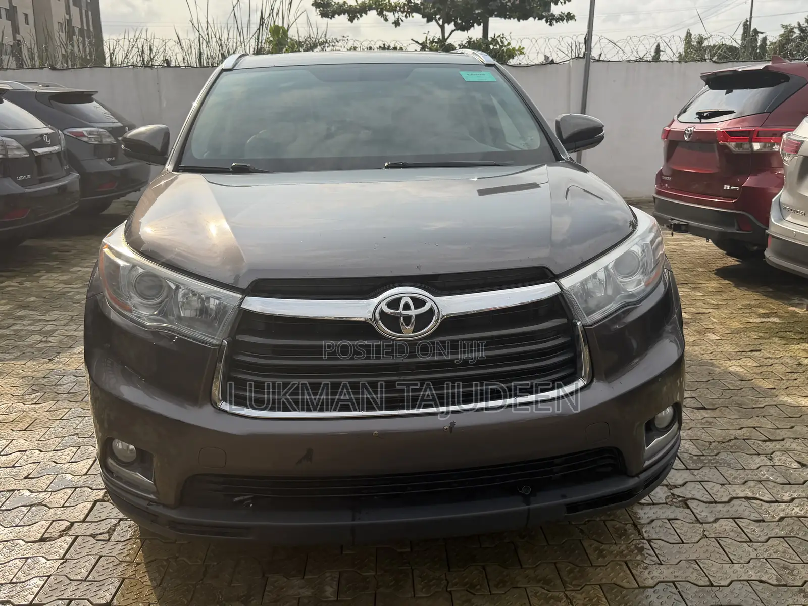 Toyota Highlander Limited Platinum V6 4x2 (3.5L 6cyl 6A) 2016 Gray