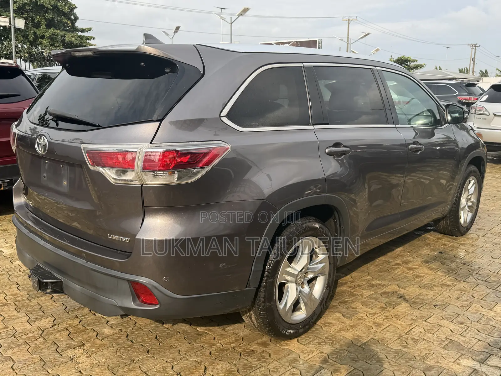 Toyota Highlander Limited Platinum V6 4x2 (3.5L 6cyl 6A) 2016 Gray