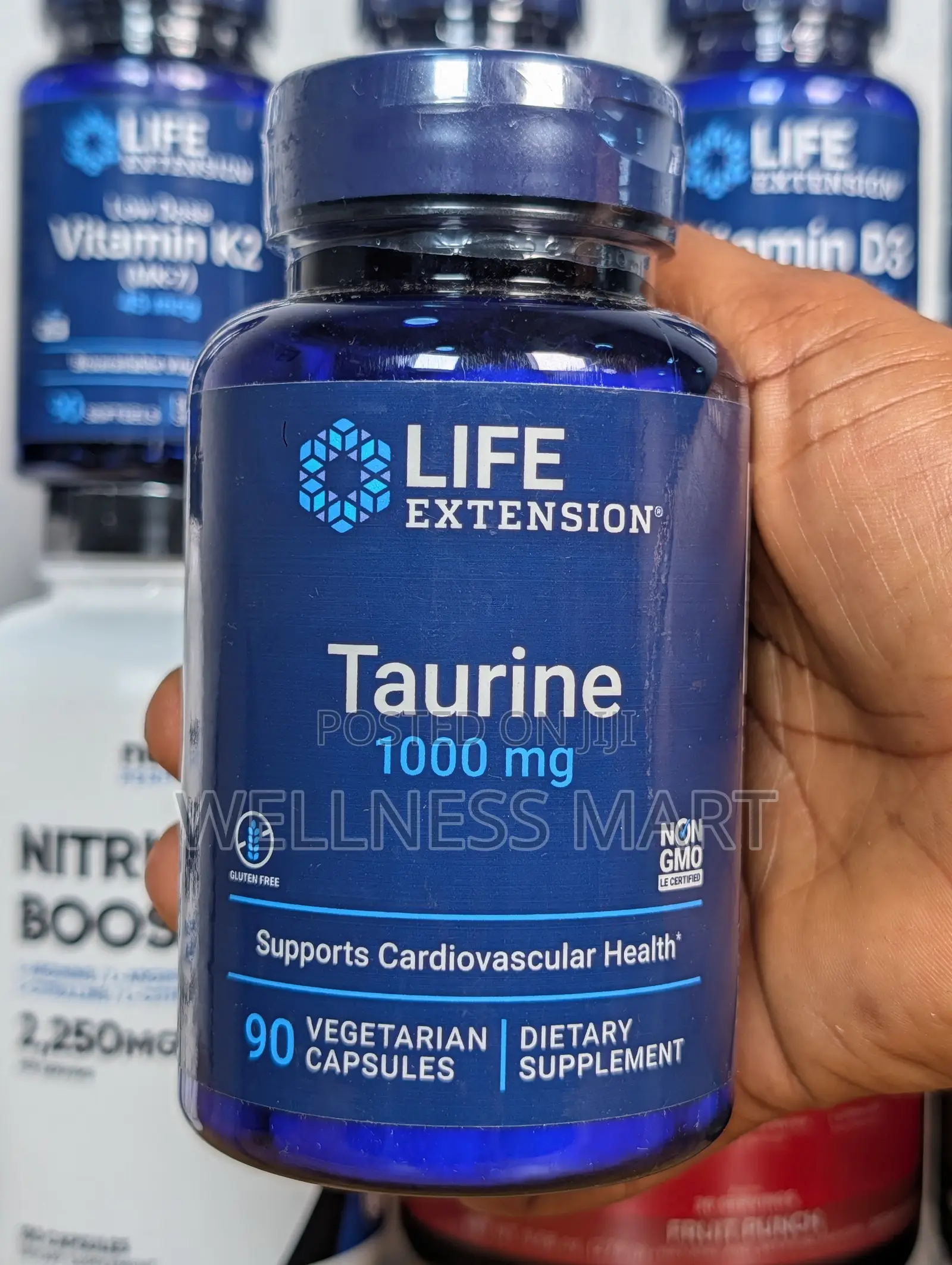 Life Extension Taurine 1000mg | Heart, Brain Muscle | 90 Veg Caps