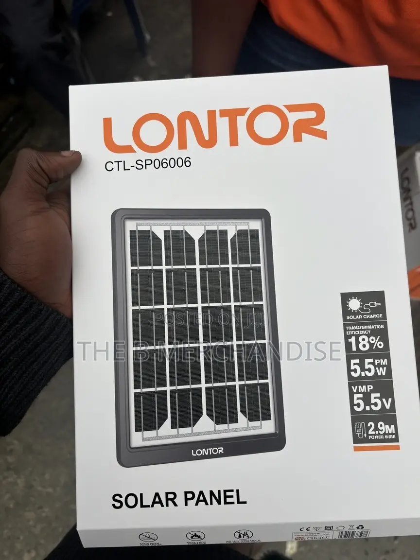 5.5W Portable Solar Power Bank With Charging Cords