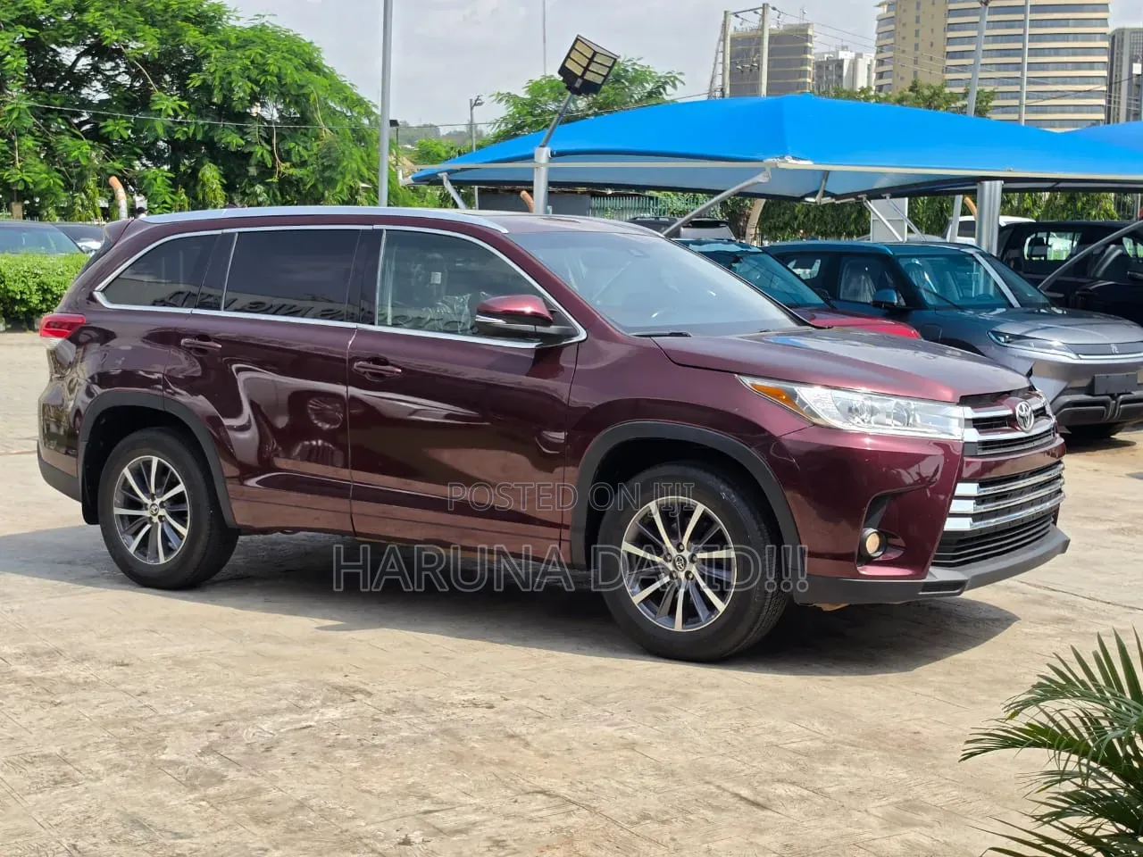 Toyota Highlander 2018 Burgundy