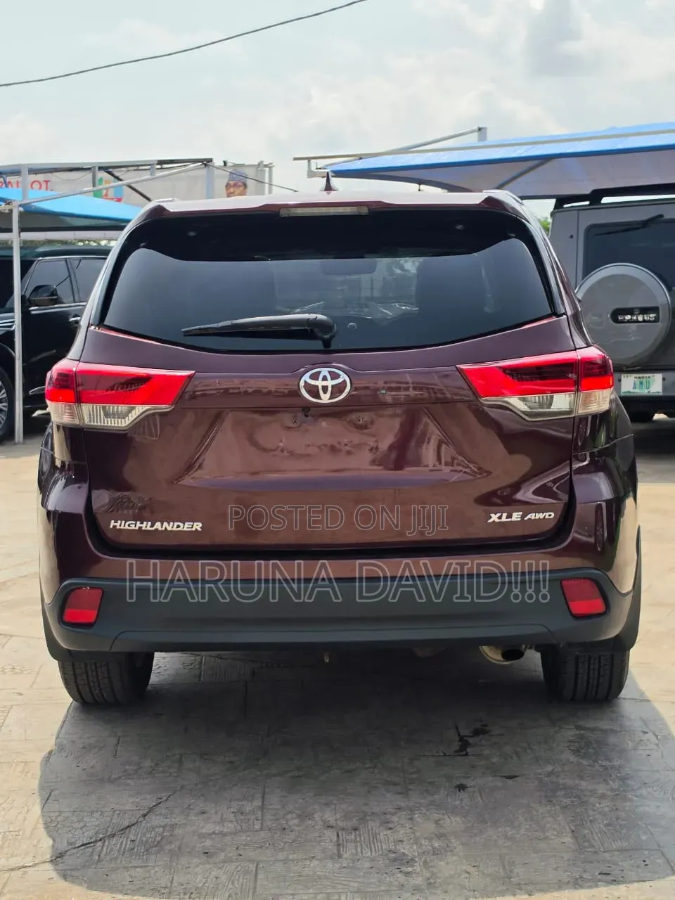 Toyota Highlander 2018 Burgundy