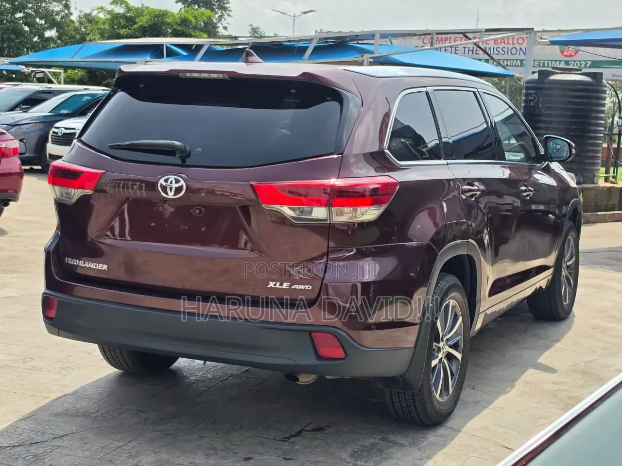 Toyota Highlander 2018 Burgundy