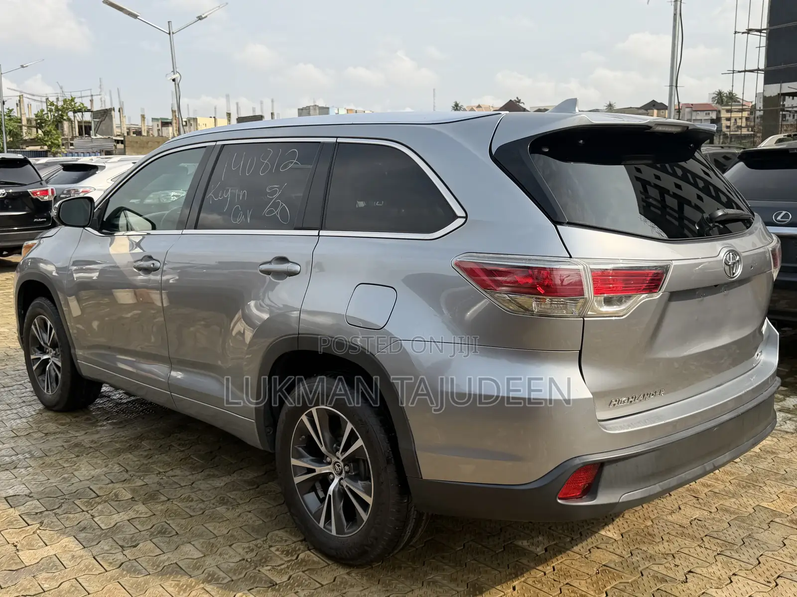 Toyota Highlander XLE V6 4x2 (3.5L 6cyl 6A) 2016 Silver