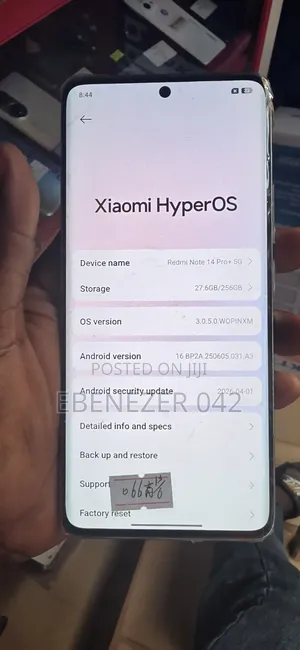 Xiaomi Redmi Note 14 Pro+ 256 GB White