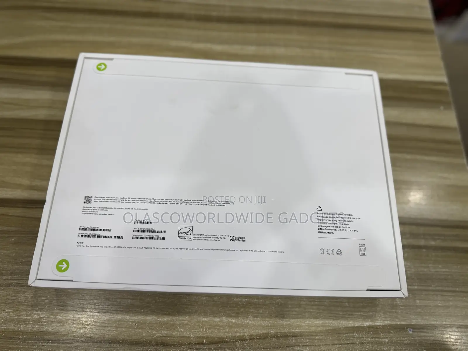 Laptop Apple MacBook Air 2026 M5 16GB Apple M5 SSD 512GB