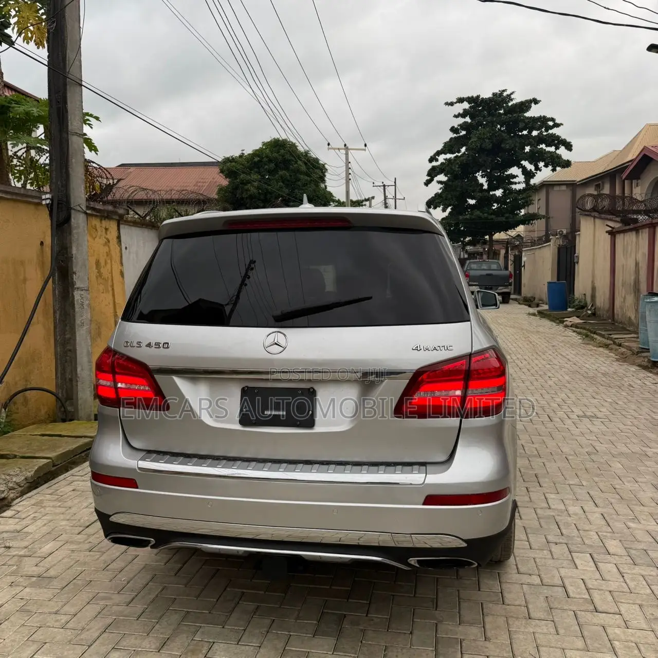 Mercedes-Benz GLS-Class GLS450 4Matic 2017 Silver