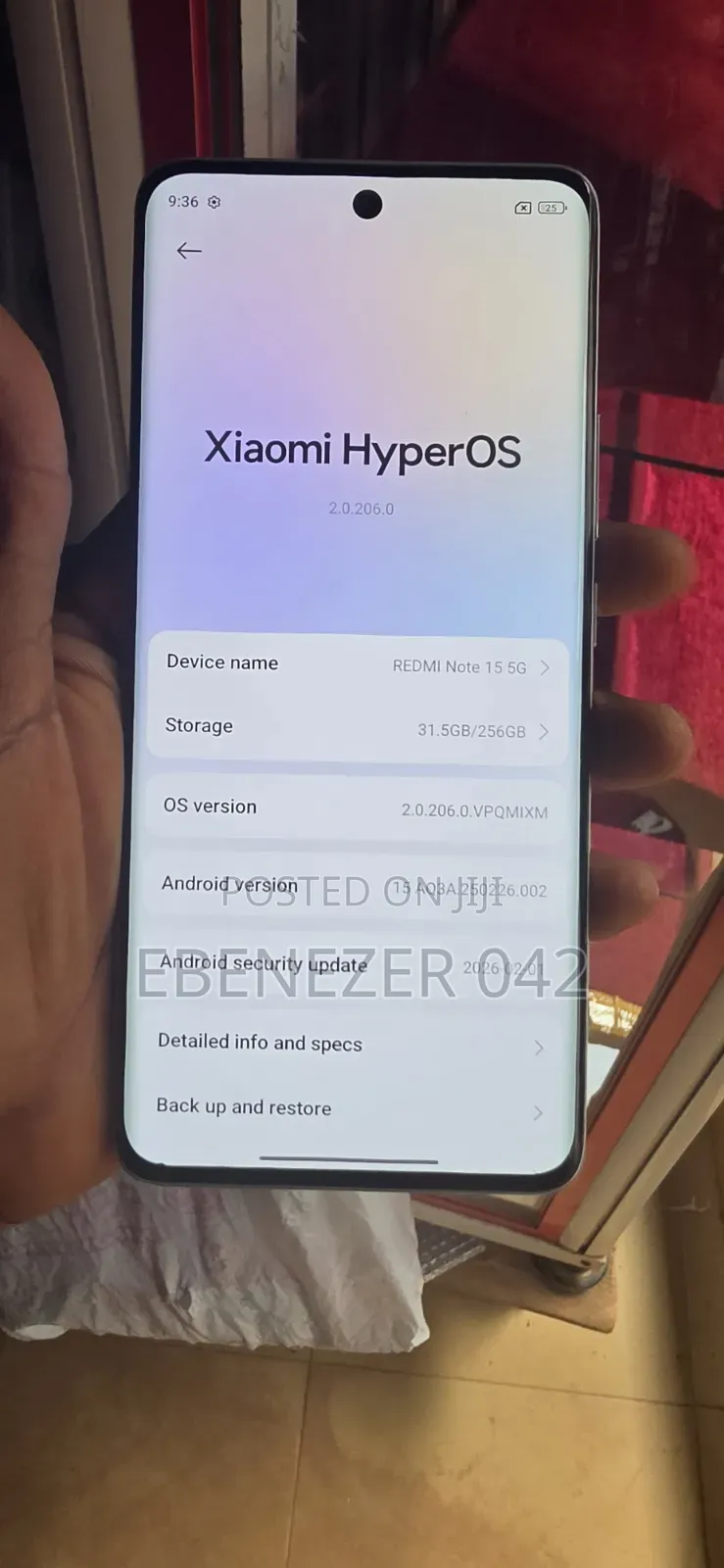 Xiaomi Redmi Note 15 256 GB White