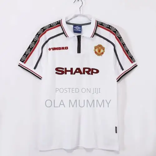 Manchester United Retro White Jersey 1998/99