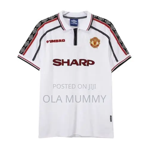 Manchester United Retro White Jersey 1998/99