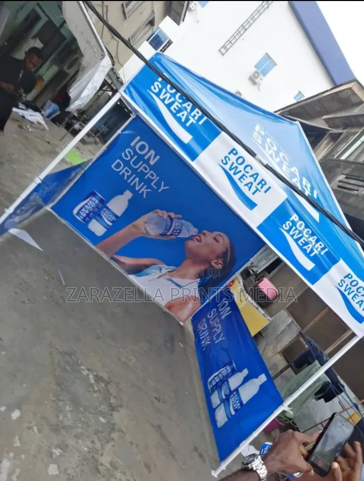 Fully Branded Collapsible Gazebo Production