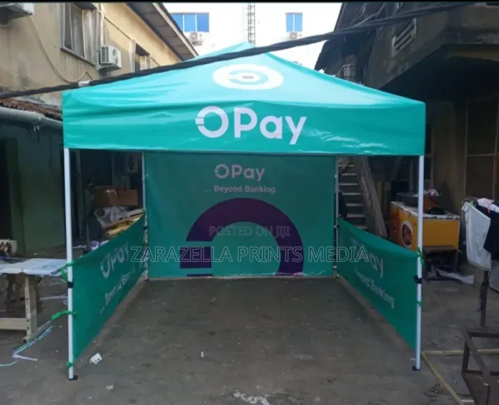 Fully Branded Collapsible Gazebo Production