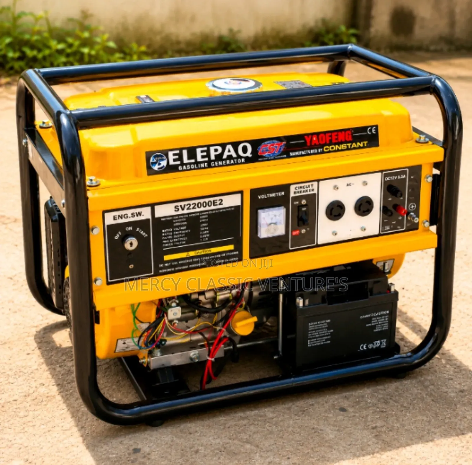 ELEPAQ SV22000E2 5.5KVA Gasoline Generator – Powerful Fuel Efficient