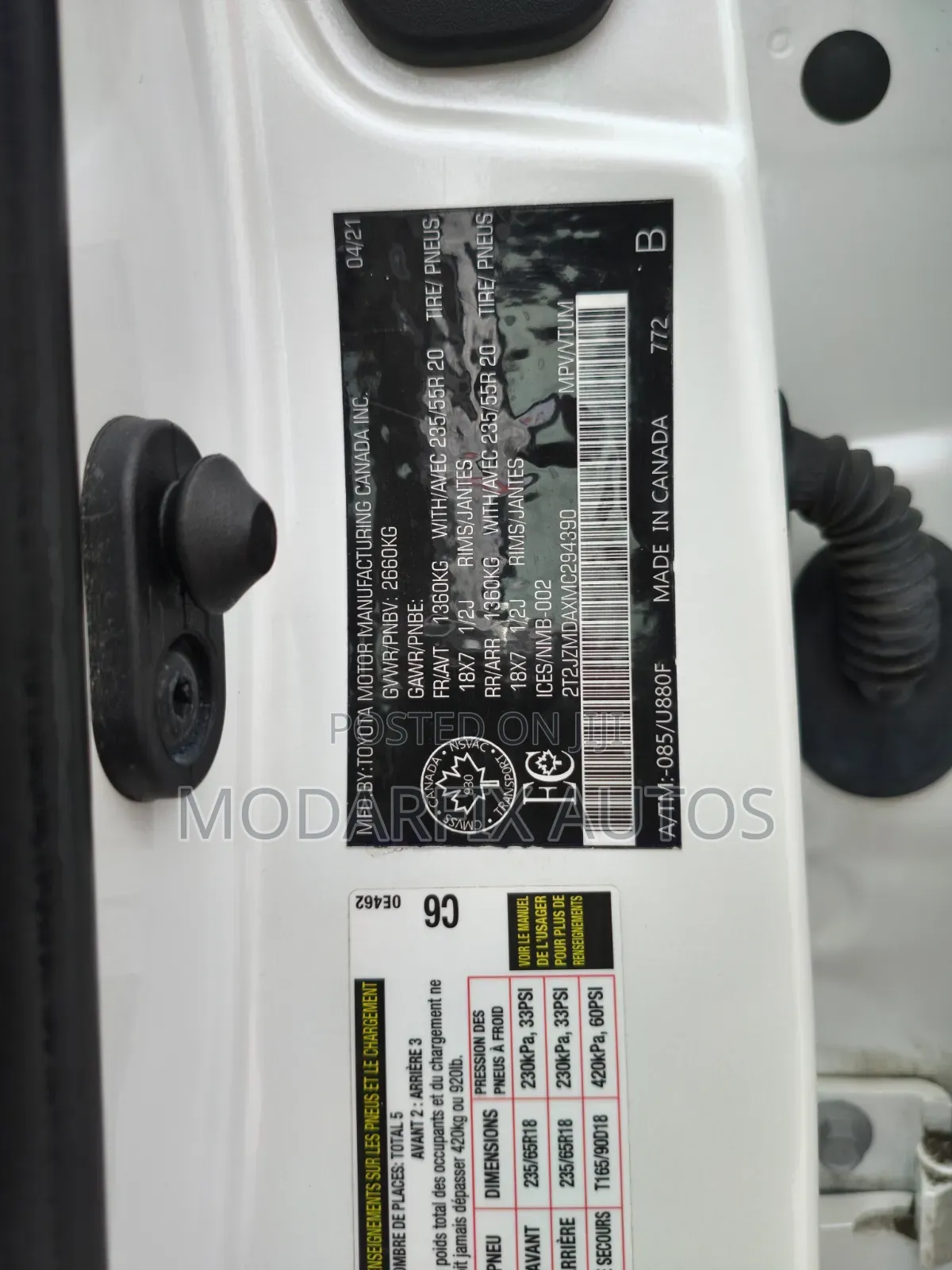 Lexus RX 2021 White