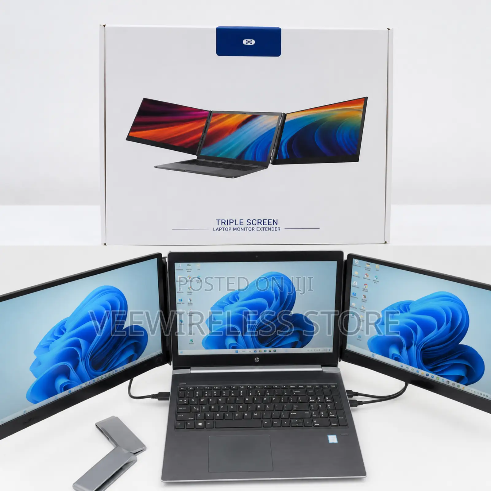 Triple Monitor for Laptop Portable Screen Extender