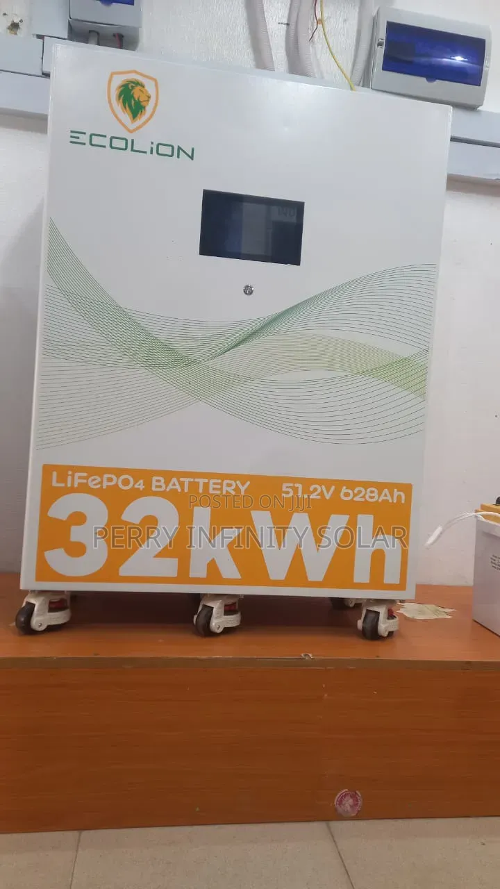 Ecolion 32kWh 51.2V Lithium Battery | Smart BMS | 10-Year Warranty |