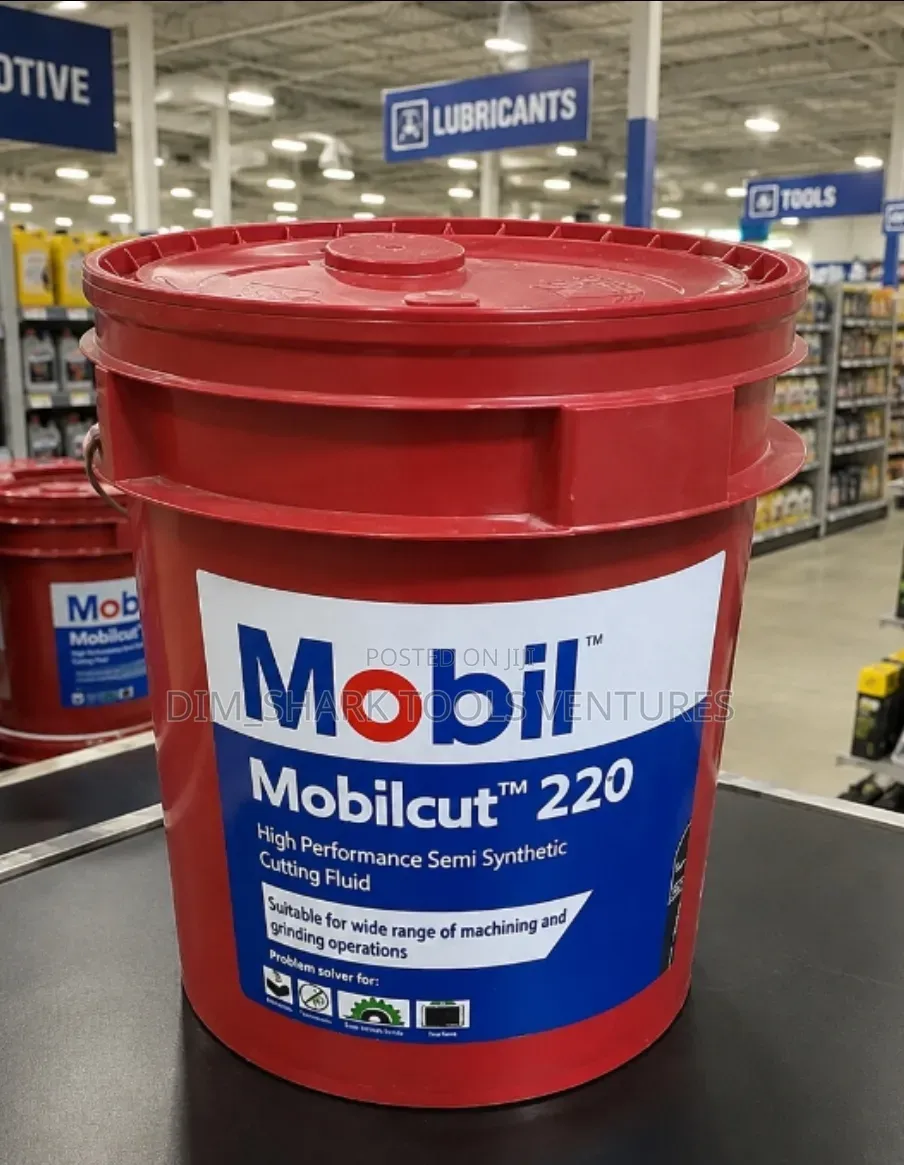 20-Liter of Mobilcut 220 High-Performance Semi-Synthetic Cutting Fluid