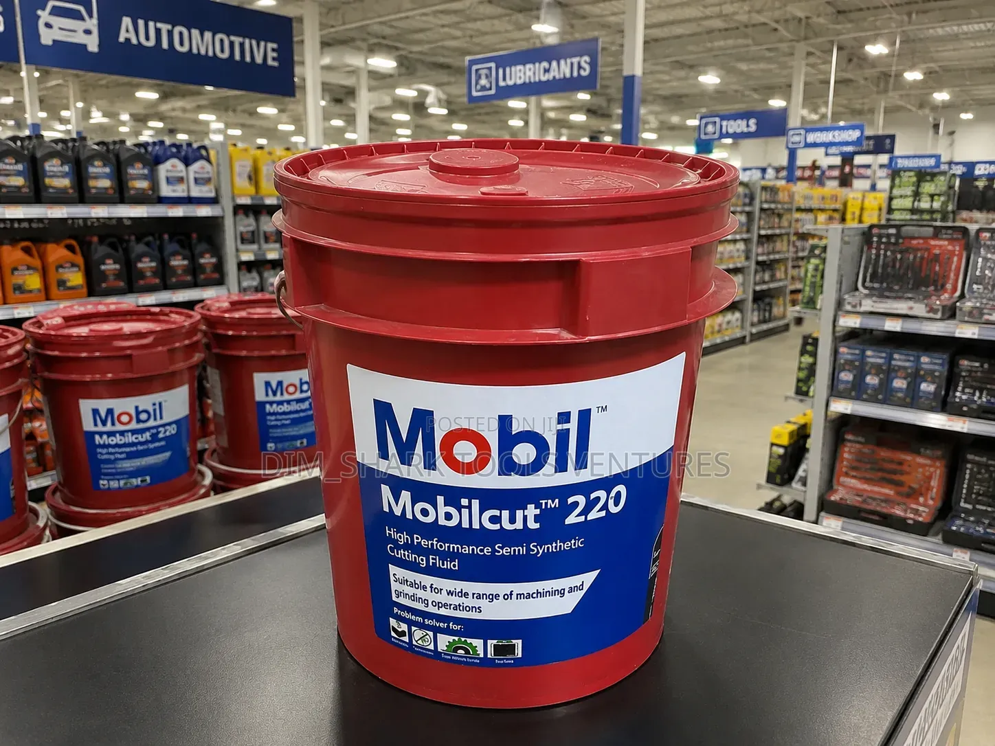 20-Liter of Mobilcut 220 High-Performance Semi-Synthetic Cutting Fluid