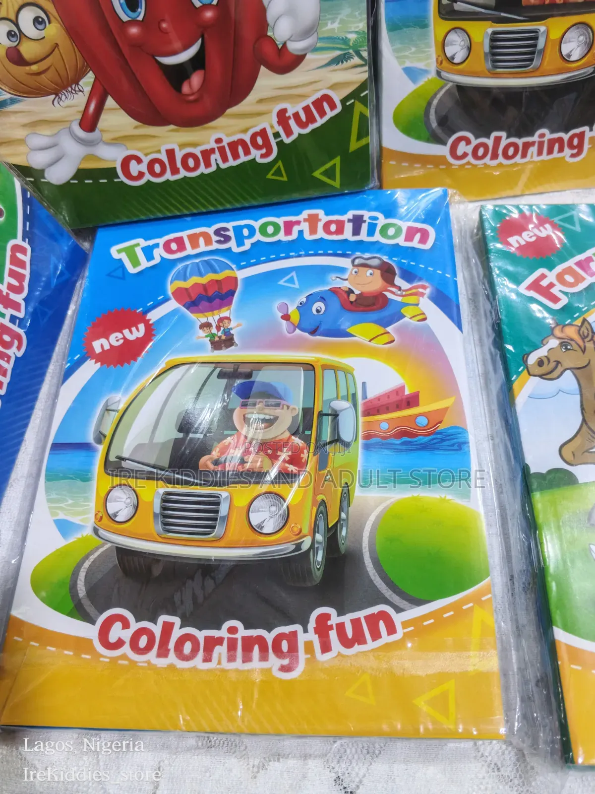 12pcs Themed Colouring Book