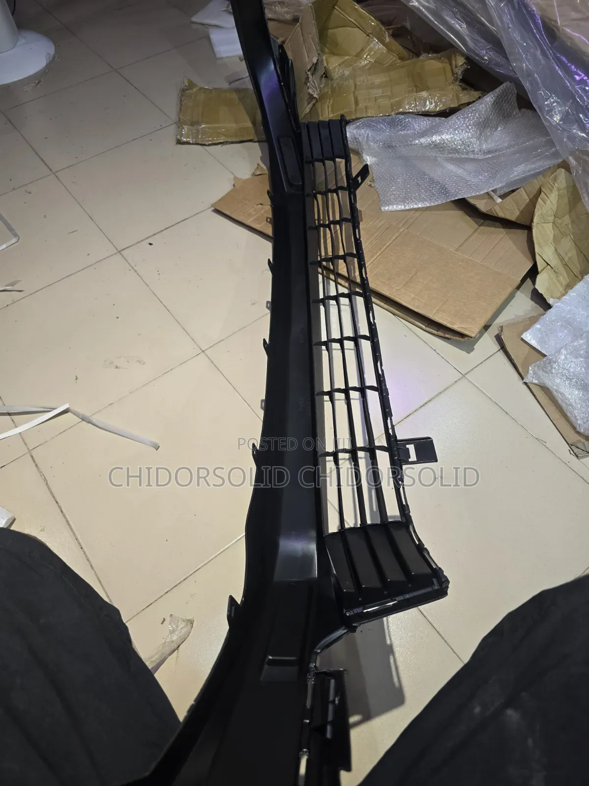 Down Front Bumper Highlander 2018