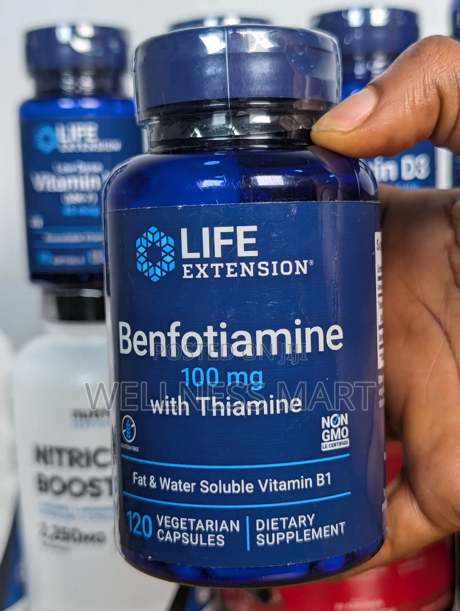 Life Extension Benfotiamine 100mg + B1 | Glucose Support -120 Caps