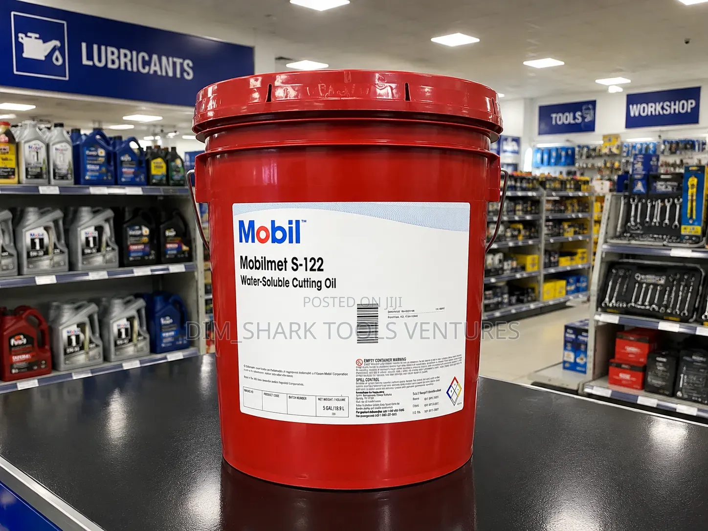 (18.9 L) Pail of Mobil Mobilmet S-122 Water-Soluble Cutting Oil