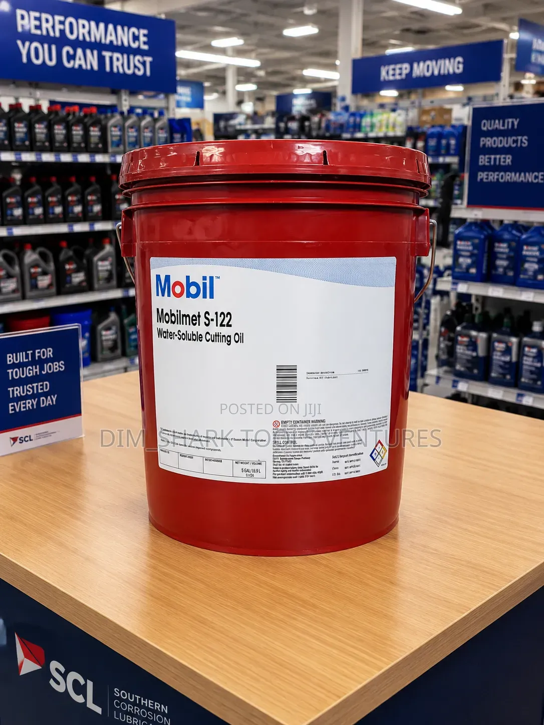 (18.9 L) Pail of Mobil Mobilmet S-122 Water-Soluble Cutting Oil