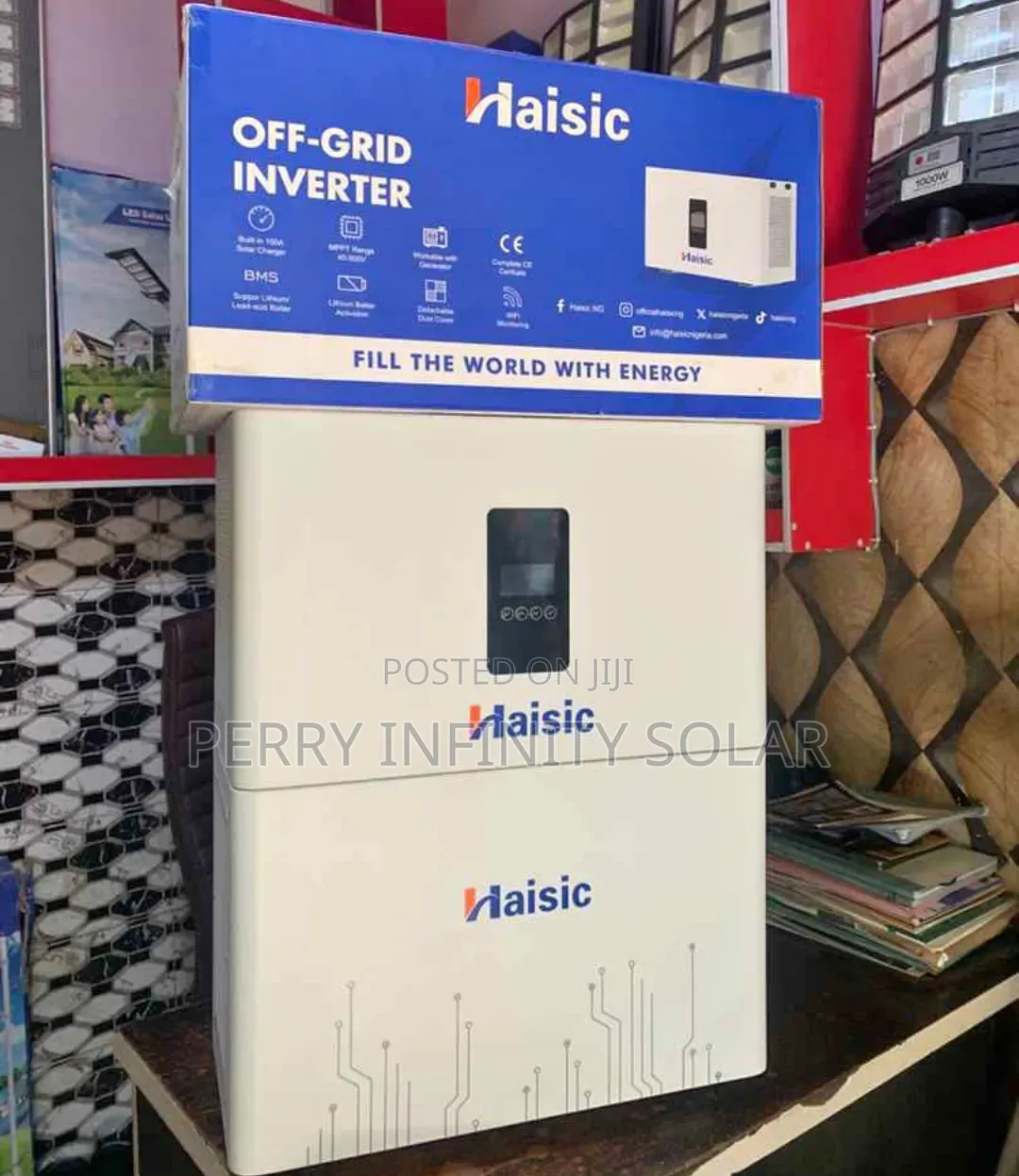 Haisic 8kWh 24V Lithium Battery | 314Ah | Smart BMS | 6000+ Cycles
