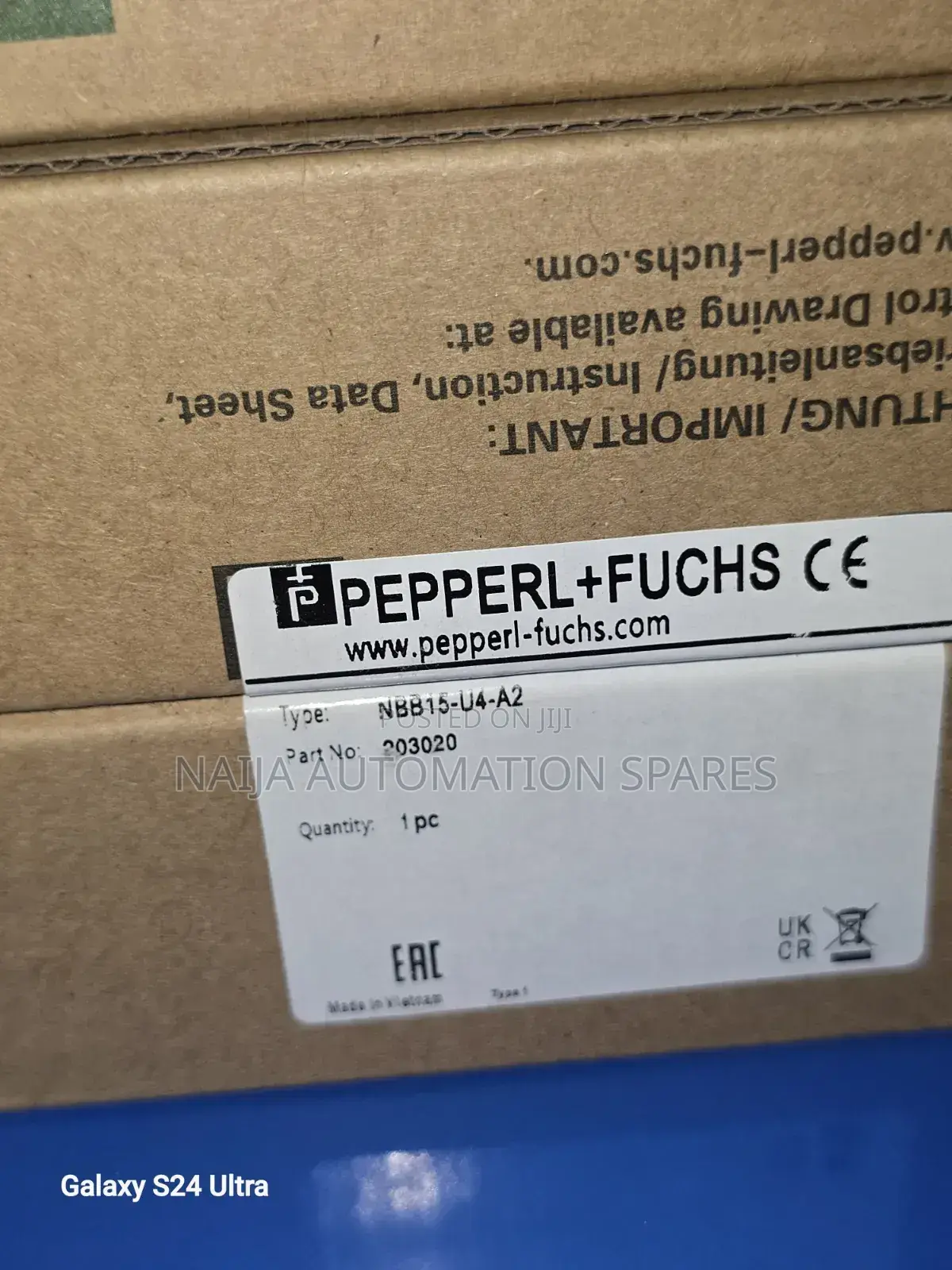 Pepperl + Fusch | Inductive Sensor | NBB15-U4-A2 | 203020