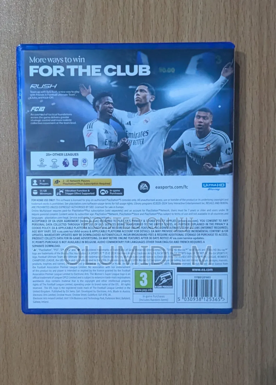 Clean FC Fifa 25 Ps5 Game Disc