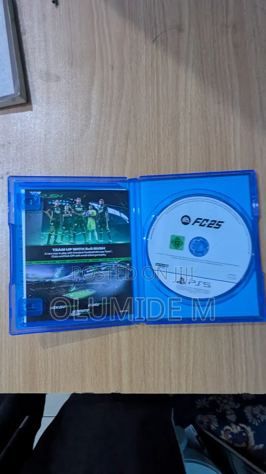 Clean FC Fifa 25 Ps5 Game Disc