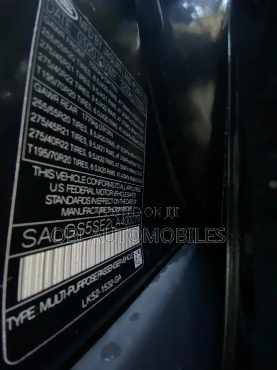 Land Rover Range Rover Vogue 2020 Black