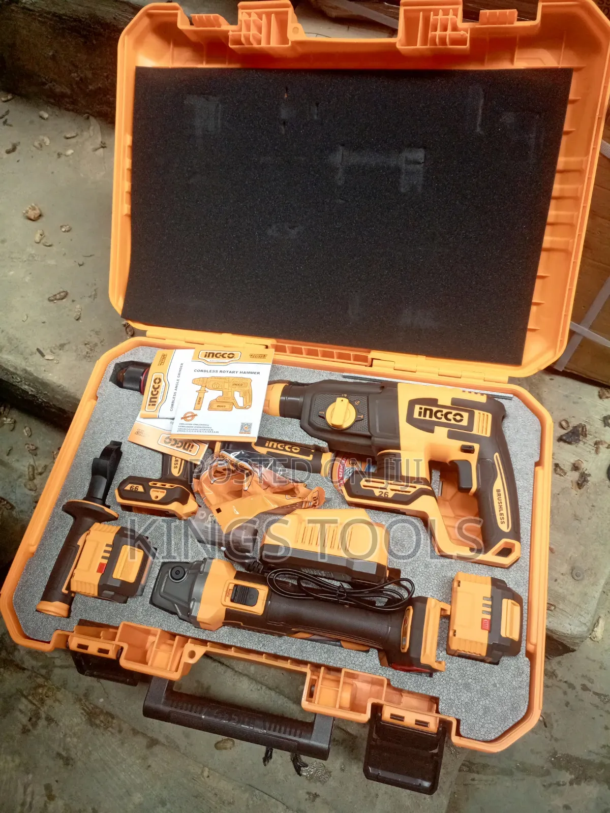 Cordless 3 PCS Combo Kit (Ingco)
